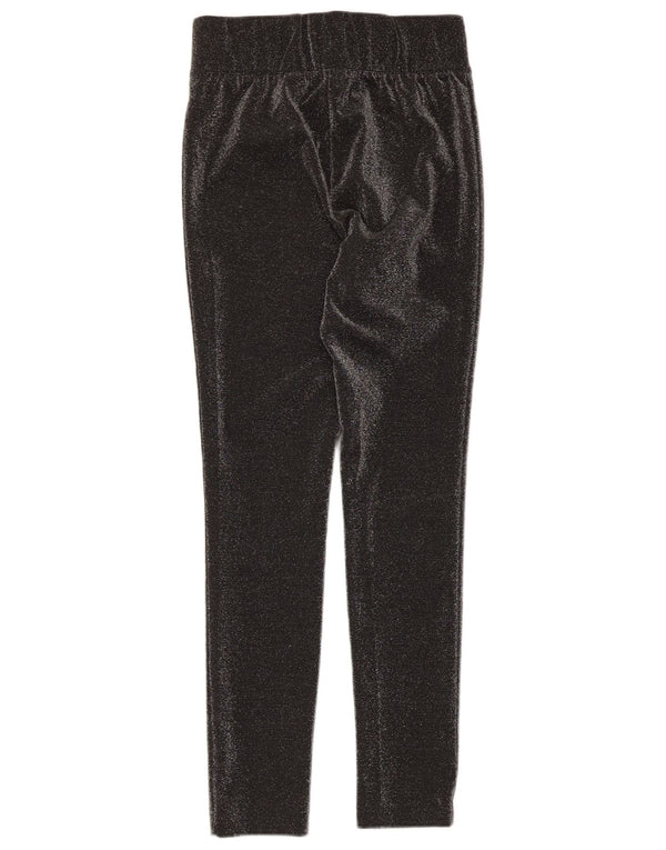 Leggings femininas Marks & Spencer UK 8 pequenas pretas manchadas
