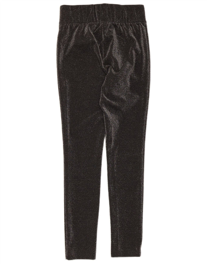 Leggings femininas Marks & Spencer UK 8 pequenas pretas manchadas