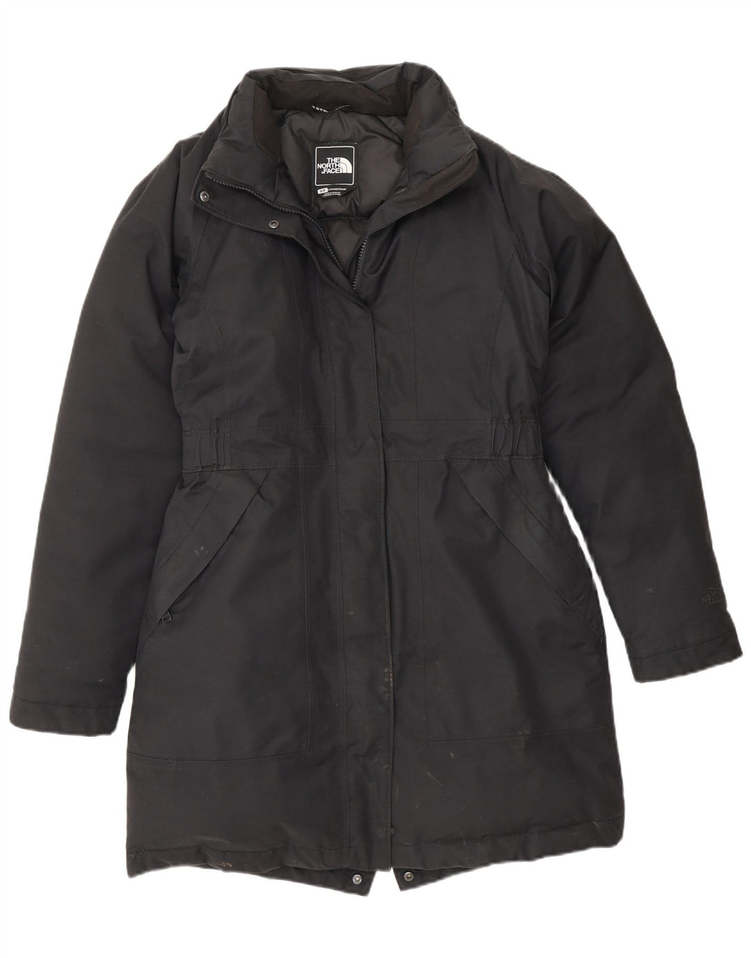 Casaco acolchoado feminino The North Face UK 10 pequeno algodão preto