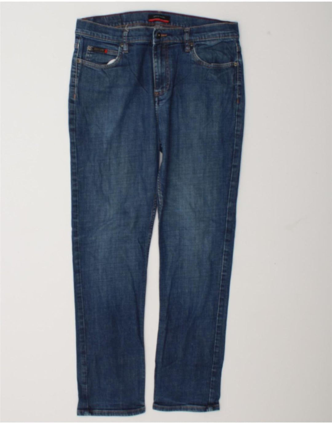 Pierre Cardin Mens Slim Jeans W36 L32 Azul Algodão