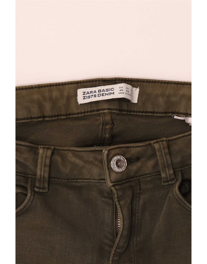 Zara Jeans Jegging Feminino EU 40 Médio W30 L28 Caqui