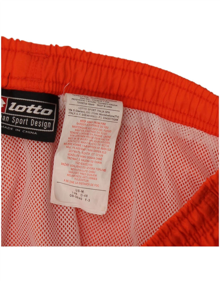 Shorts de natação masculino Lotto UK 38/40 poliamida laranja médio