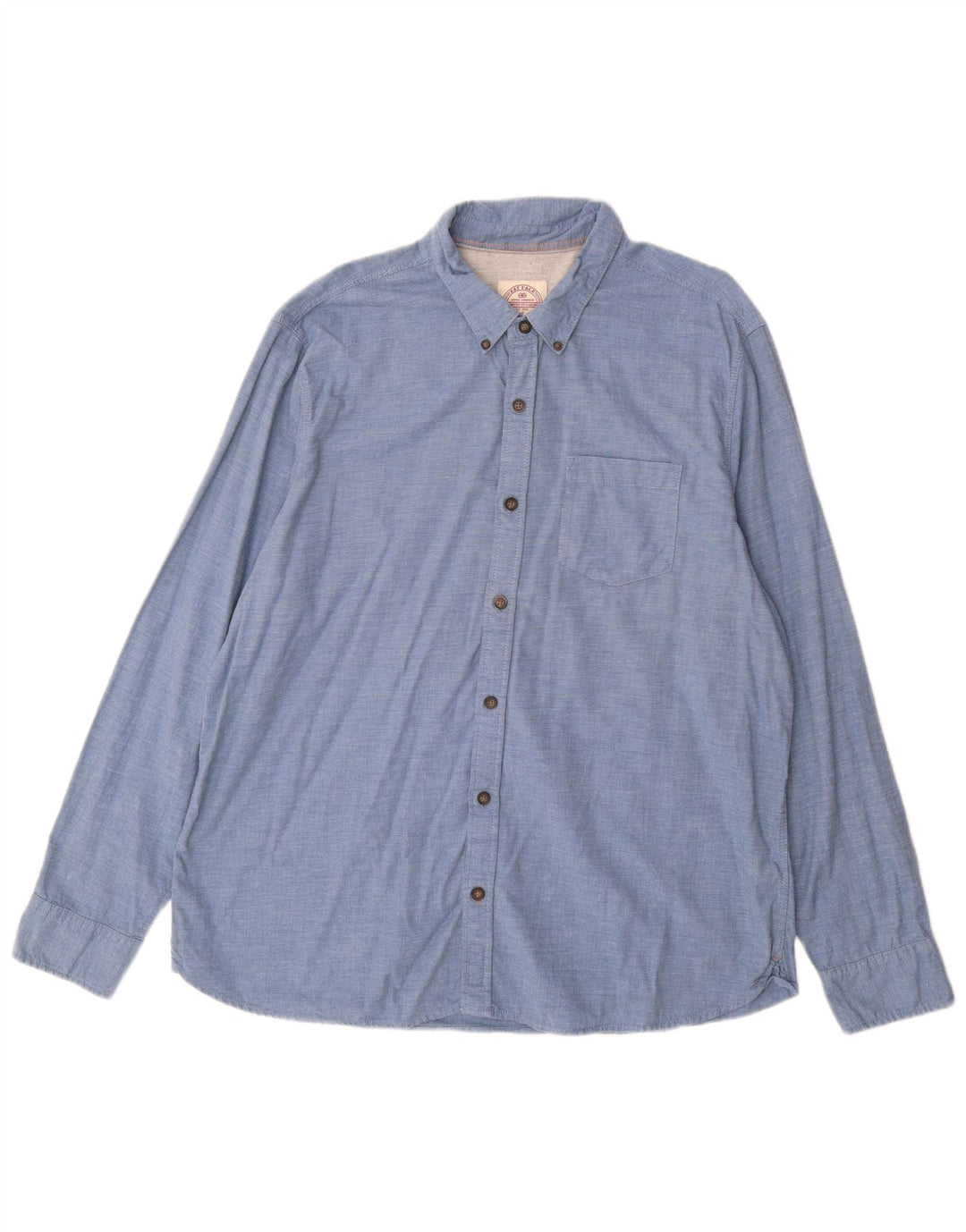 Camisa masculina Fat Face 2XL algodão listrado azul