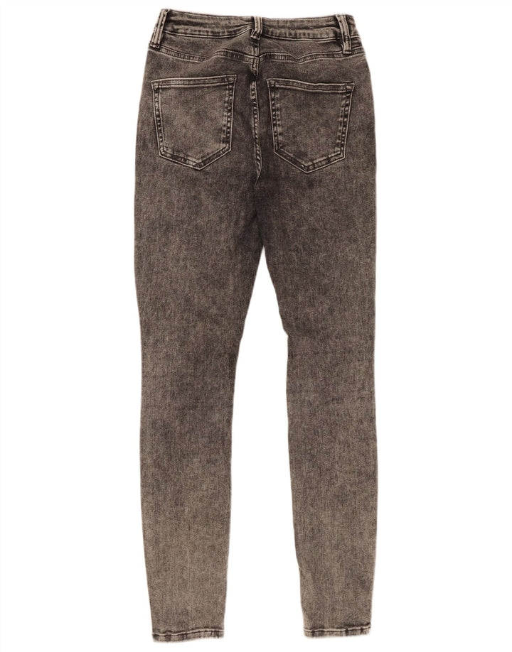 Calça jeans skinny feminina ALL SAINTS média W28 L29 algodão cinza