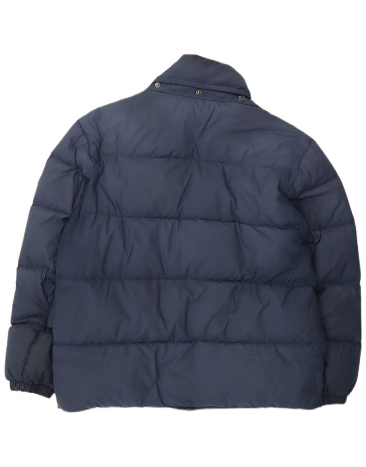 Jaqueta acolchoada masculina Tommy Hilfiger UK 42 XL azul marinho poliéster