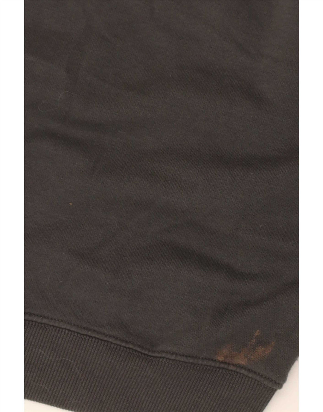 Zara Womens Crop Sweatshirt Jumper UK 14 Poliéster Cinza Médio