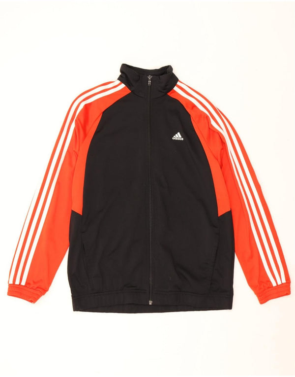 Jaqueta Adidas Meninos Treino Top 15-16 Anos Preto Colorblock Poliéster