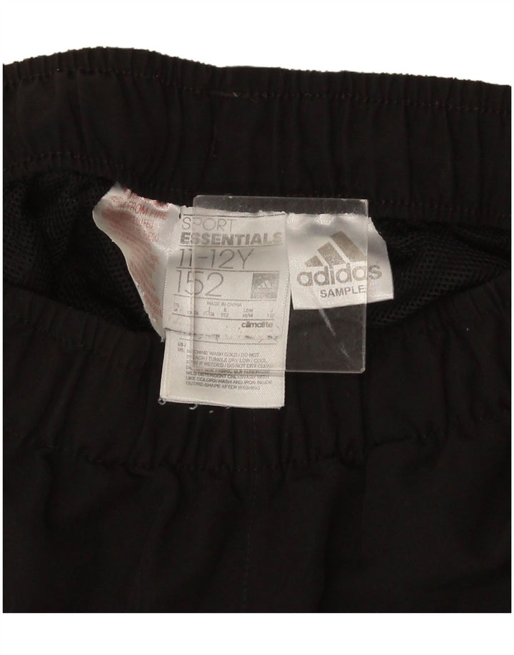Shorts esportivos Adidas meninos 11-12 anos preto poliéster