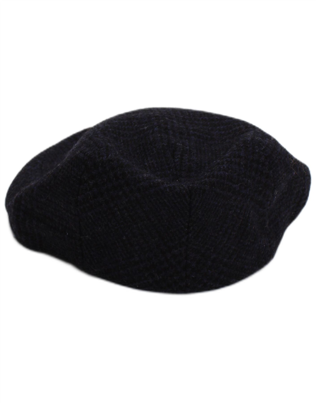 Roderick Charles Boné masculino liso XL azul marinho xadrez lã clássico
