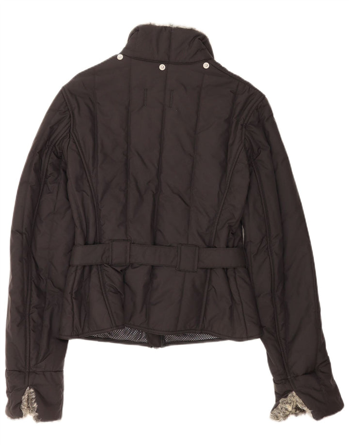 Jaqueta corta-vento feminina Refrigiwear UK 14 grande poliamida preta