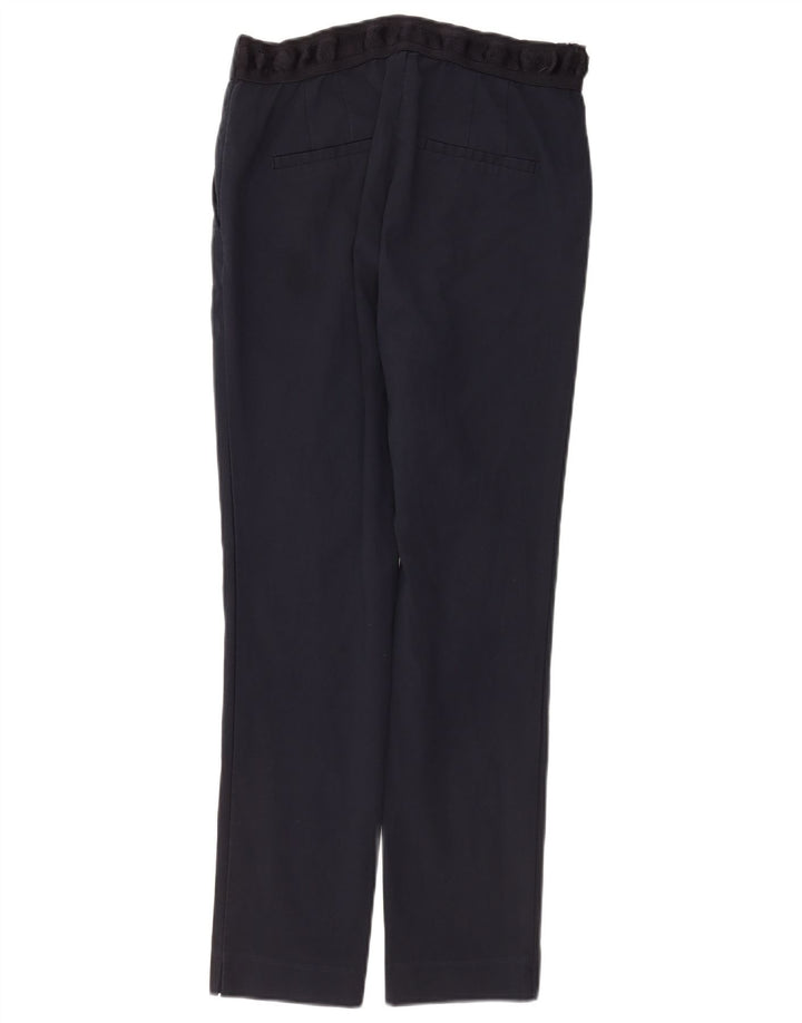 Zara Calça Chino Feminina Slim Médio W30 L28 Algodão Preto