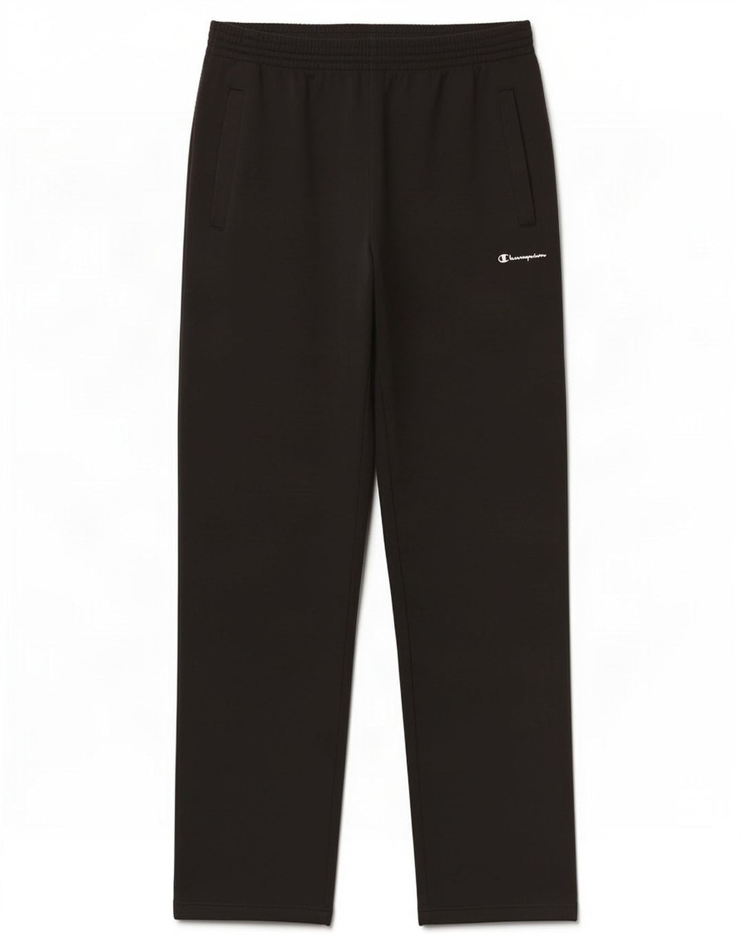 Calça de treino masculina Champion pequena preta de poliéster