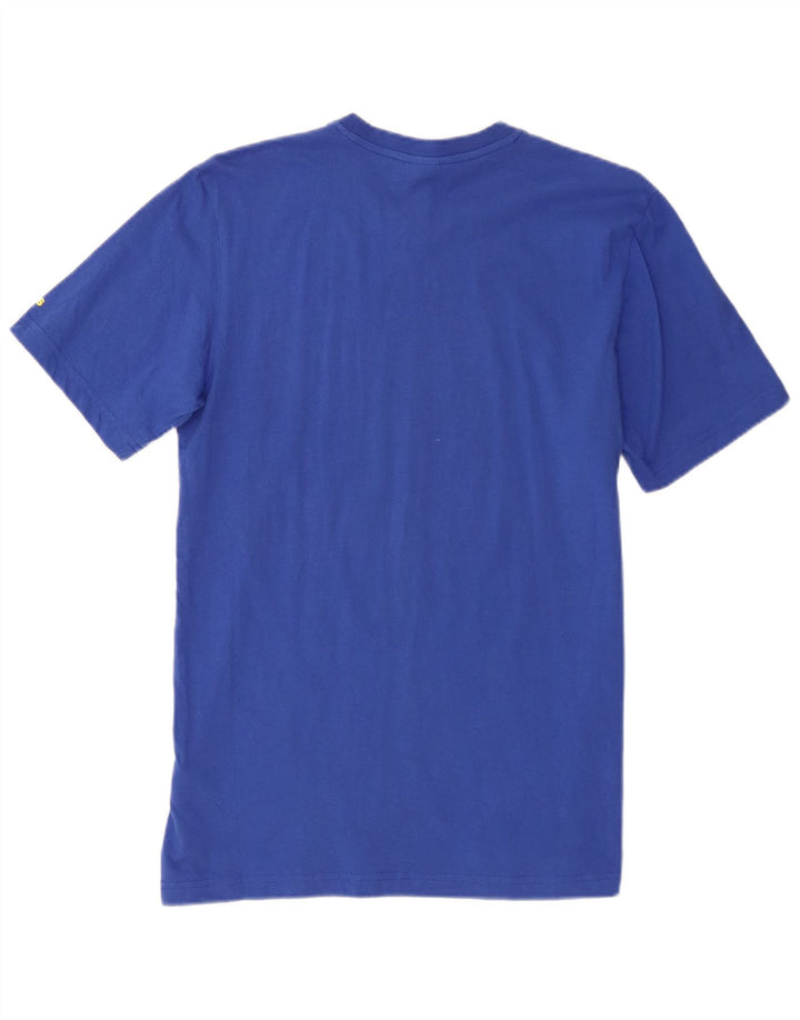 Adidas Mens Boston Marathon Graphic Camiseta Top Médio Algodão Azul
