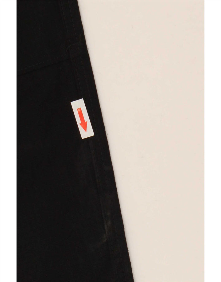 Calças cargo retas masculinas Dickies W38 L32 algodão preto