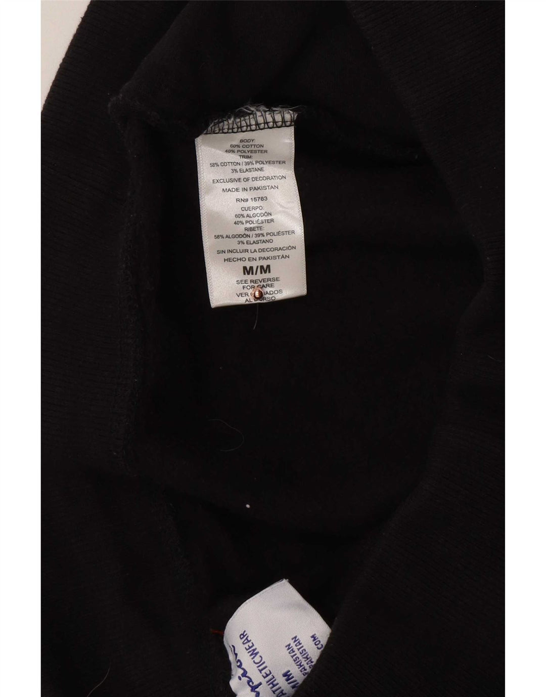 Calça esportiva masculina Champion Joggers médio algodão preto