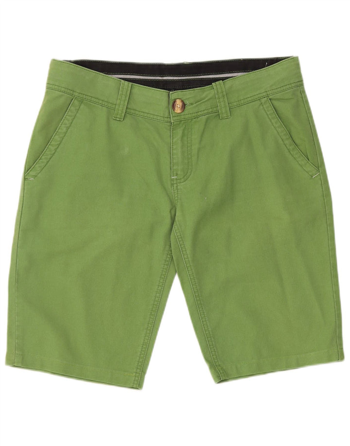 Element Mens Chino Shorts W30 Algodão Verde Médio