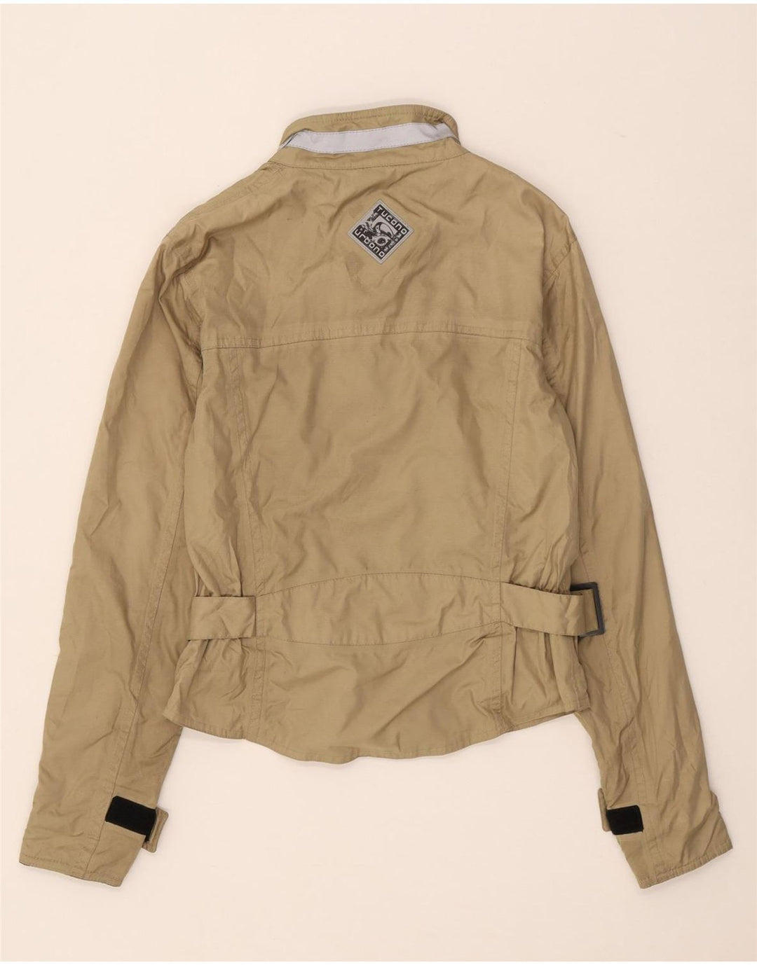 Jaqueta utilitária oversized feminina Tucano Urbano UK 6 XS poliéster bege