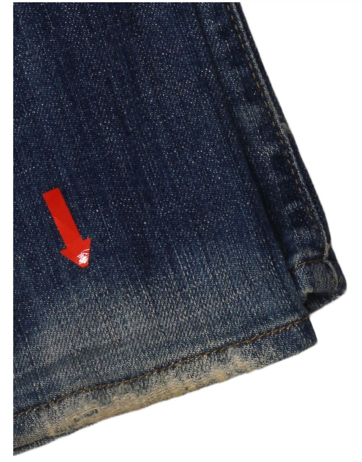 Gas Womens Slim Jeans W31 L34 Azul Algodão