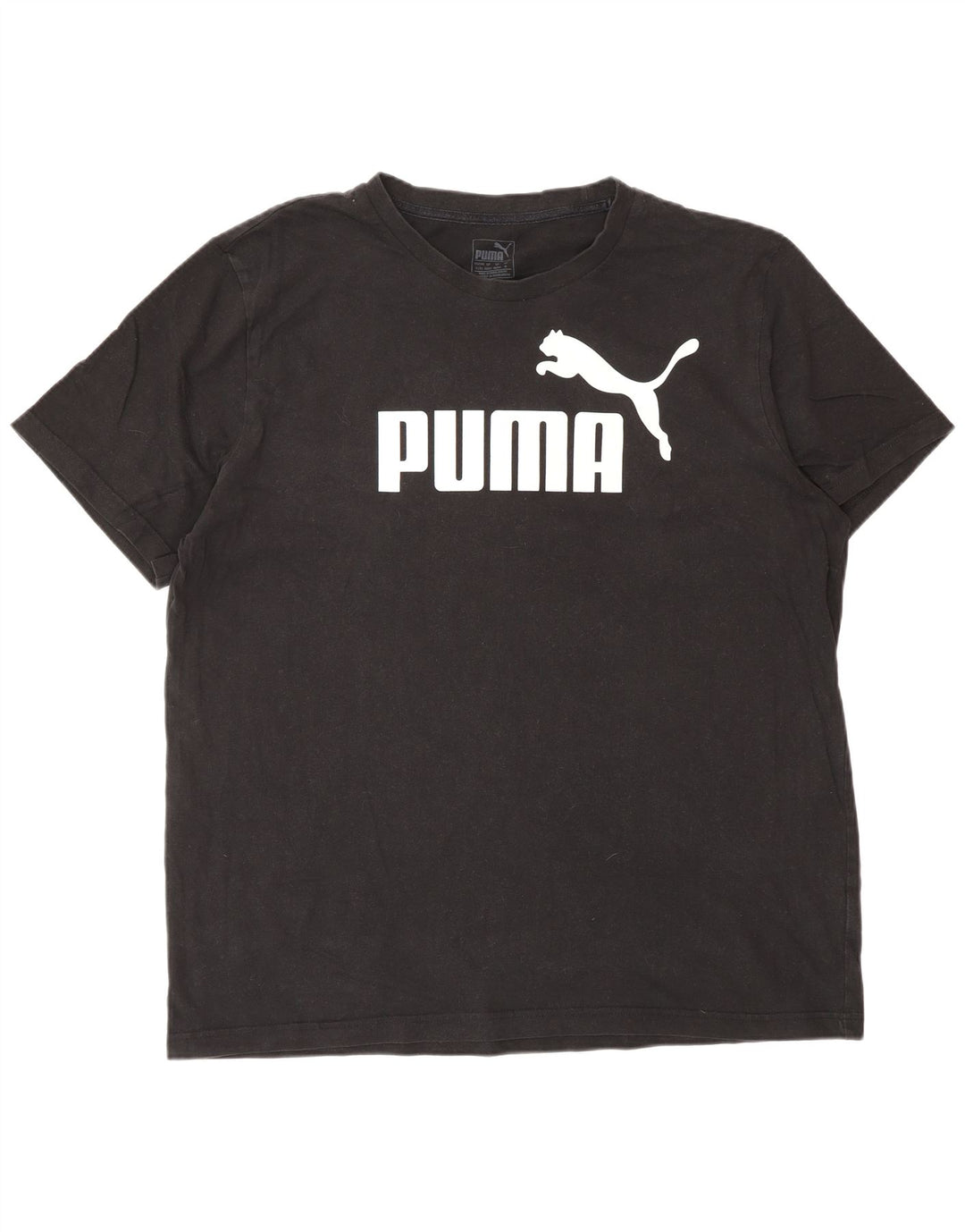Camiseta masculina gráfica PUMA Top XL algodão preto