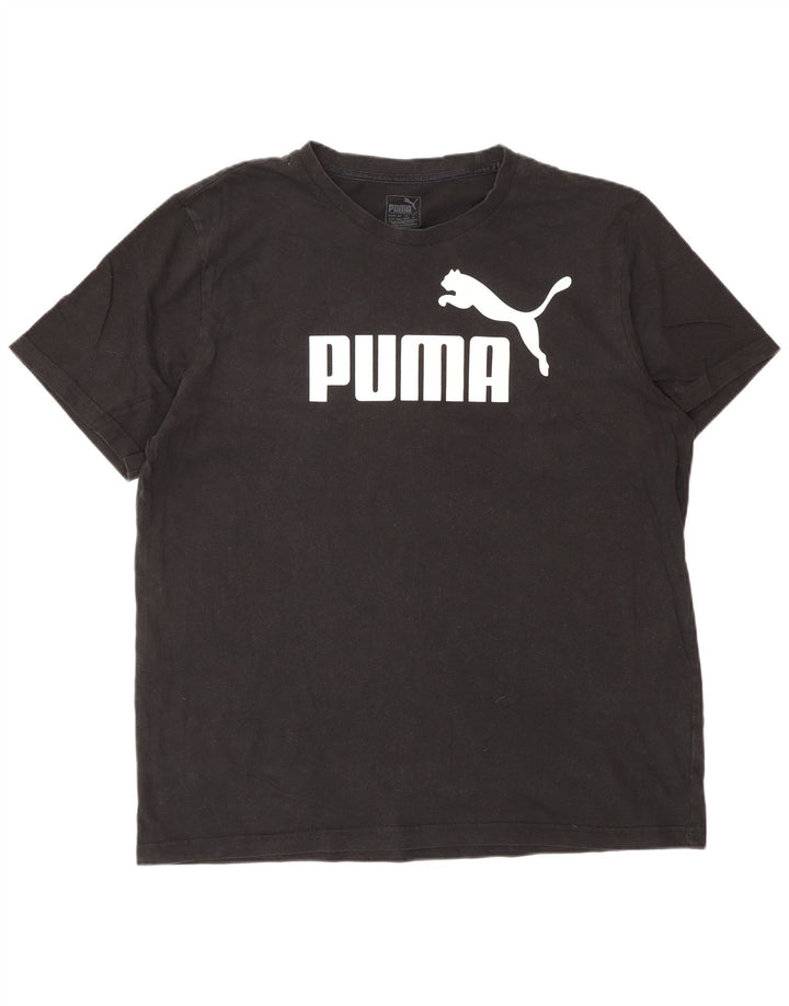 Camiseta masculina gráfica PUMA Top XL algodão preto