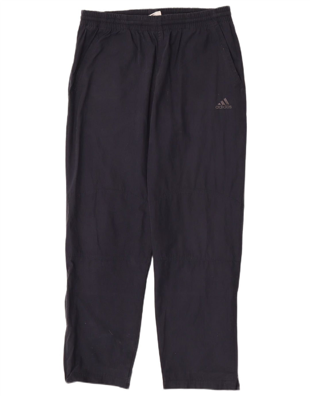 Calça Chino Reta Masculina Adidas W32 L30 Azul Marinho Poliéster