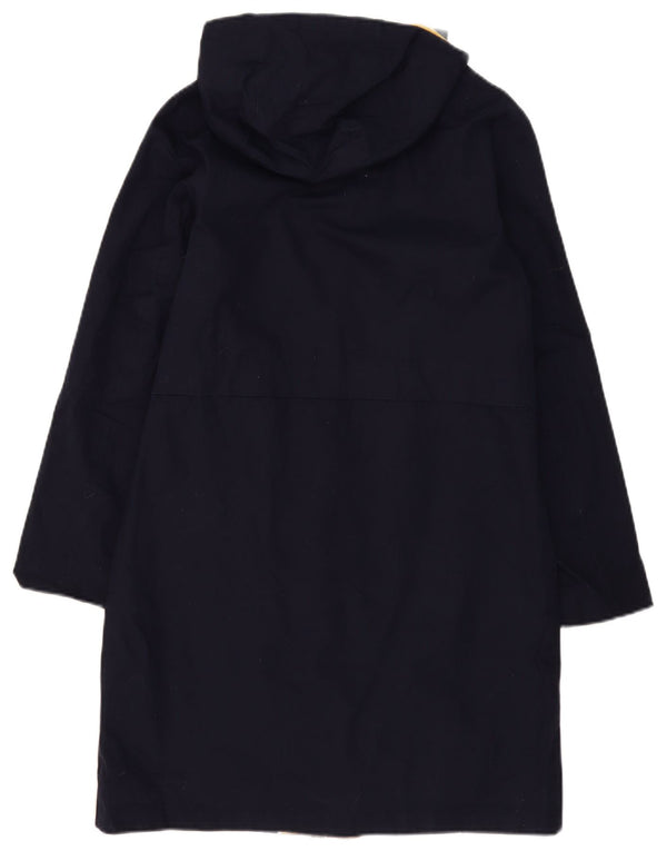 Jaqueta Parka feminina Boden com capuz Reino Unido 8 poliéster colorblock azul marinho pequeno