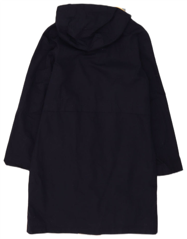 Jaqueta Parka feminina Boden com capuz Reino Unido 8 poliéster colorblock azul marinho pequeno