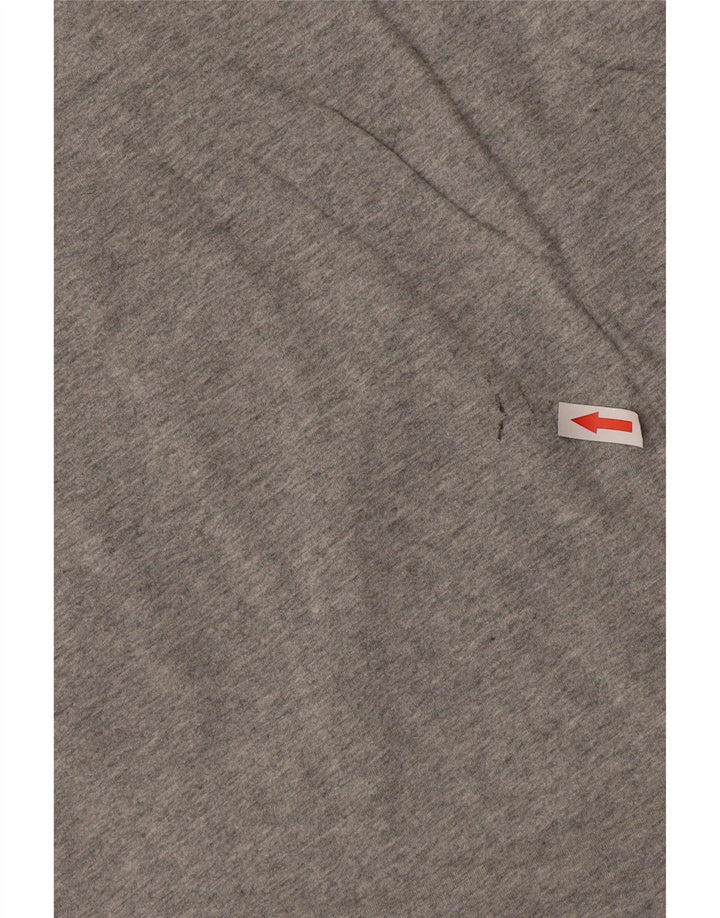 Camiseta feminina Nike UK 14 algodão cinza médio