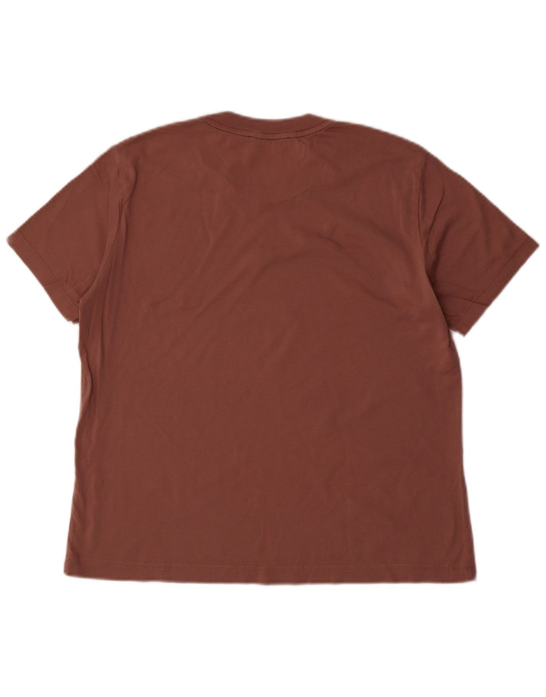 DIESEL Womens Graphic T-Shirt Top UK 12 Medium Brown