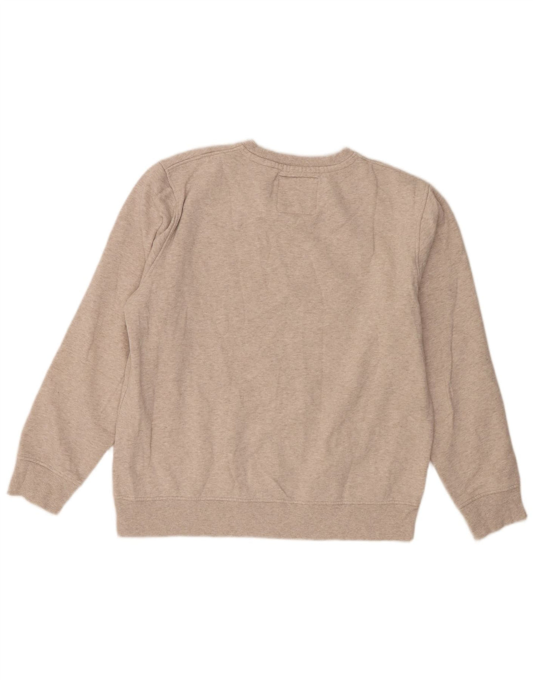 Crew Clothing Mens Moletom Jumper XL Algodão Bege