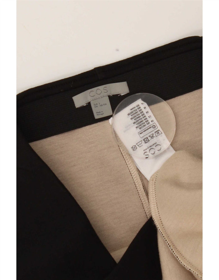 Cos saia evasê feminina pequena W29 viscose preta