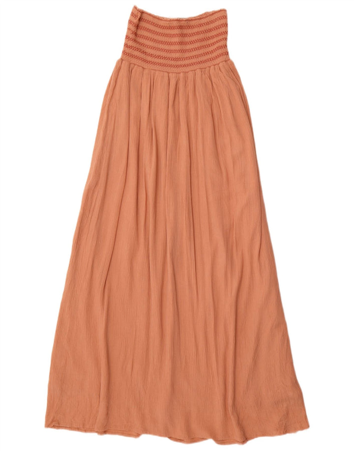 Saia maxi feminina Zara XS W24 laranja