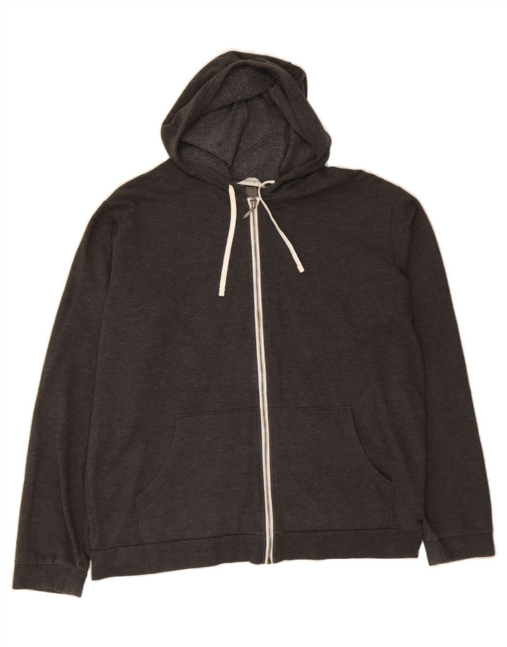 EDDIE BAUER Mens Zip Hoodie Sweater XL Grey Vintage Eddie Bauer and Second-Hand Eddie Bauer from Messina Hembry 