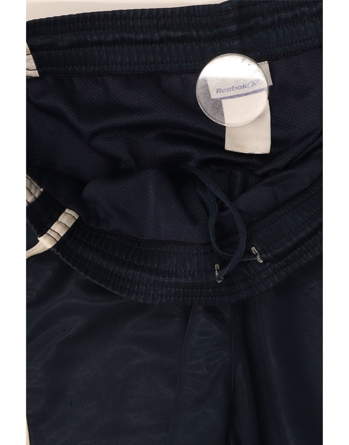 Shorts esportivos masculinos REEBOK XL azul marinho bloco colorido