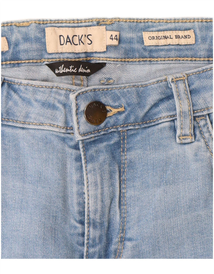 Jeans femininos Dack's Slim IT 44 médio W30 L28 algodão azul