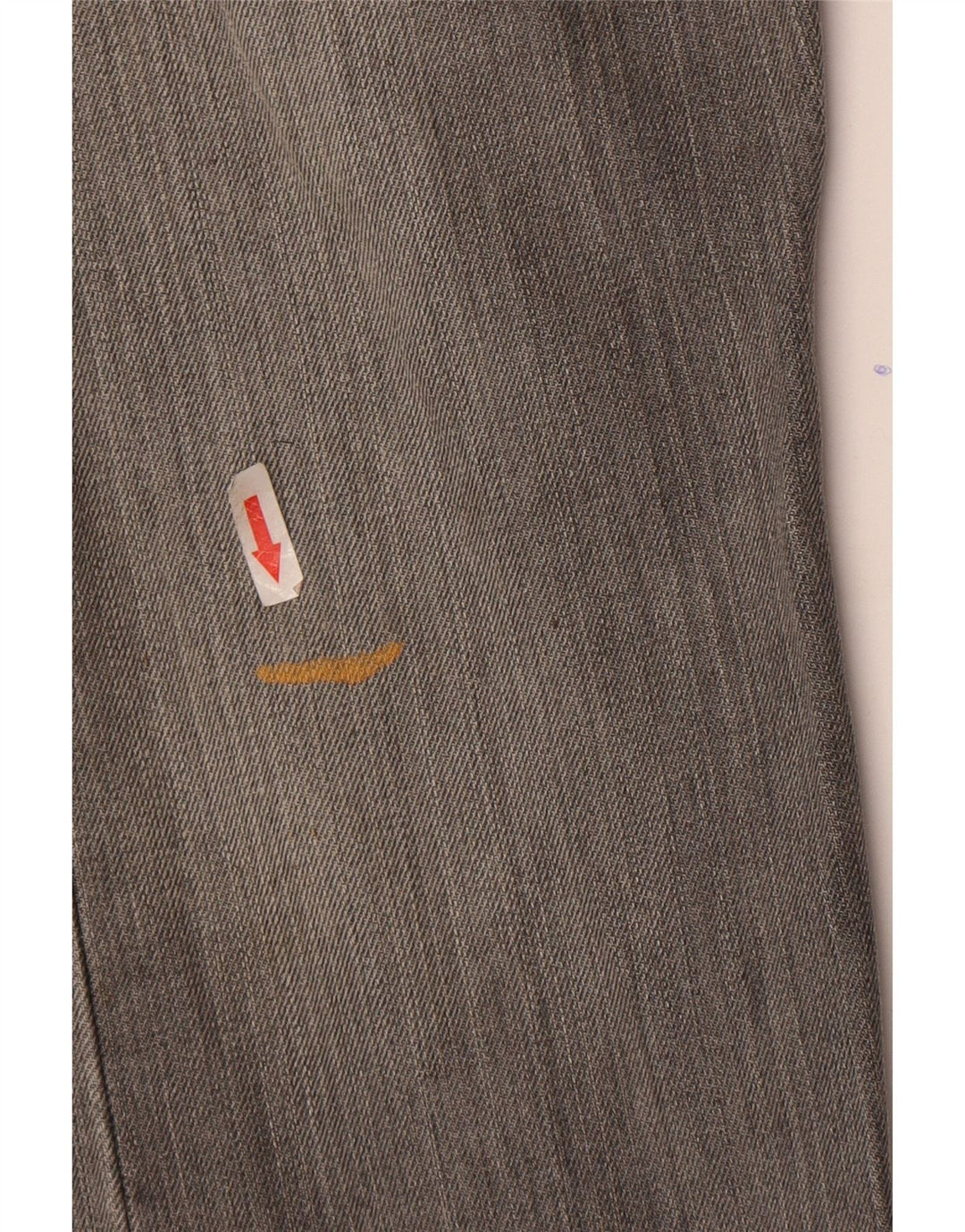 Calça jeans masculina Levi's 501 Straight W32 L30 cinza algodão