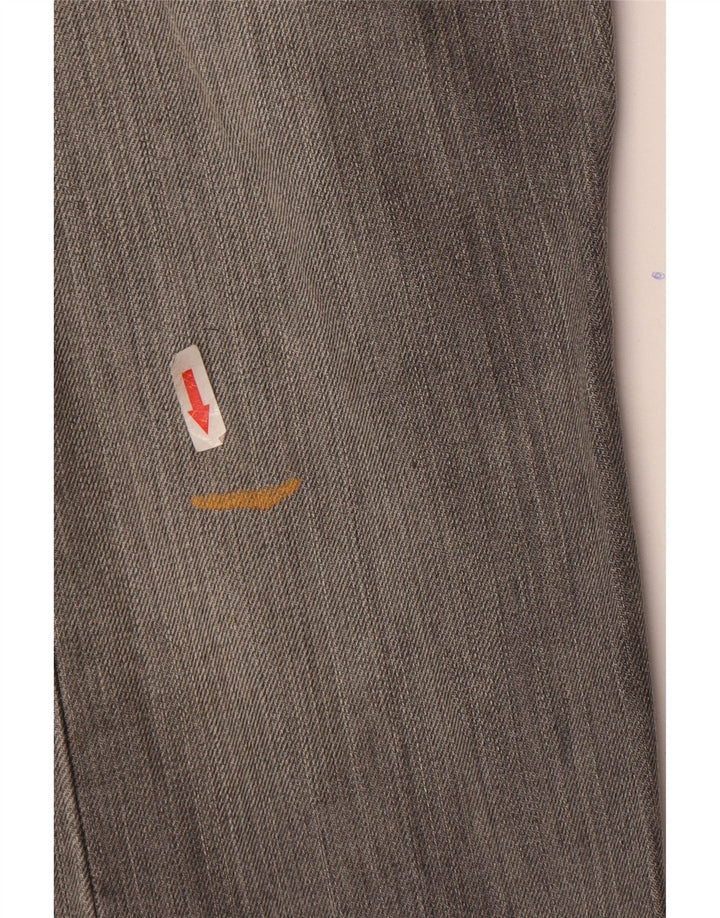 Calça jeans masculina Levi's 501 Straight W32 L30 cinza algodão