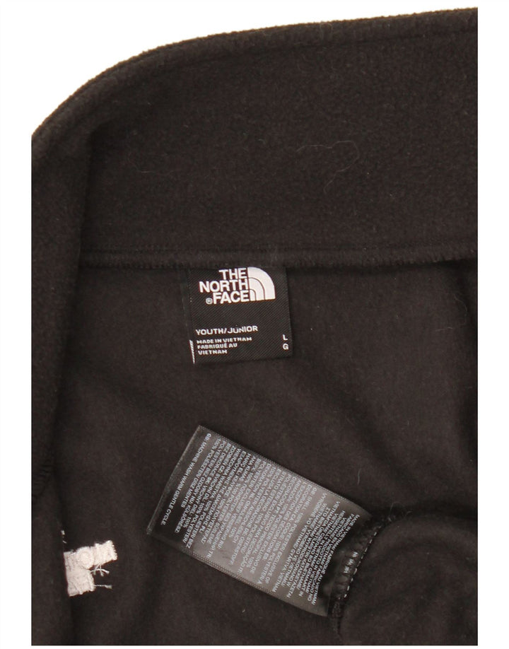 Jaqueta de lã para meninos THE NORTH FACE 11-12 anos grande poliéster preto