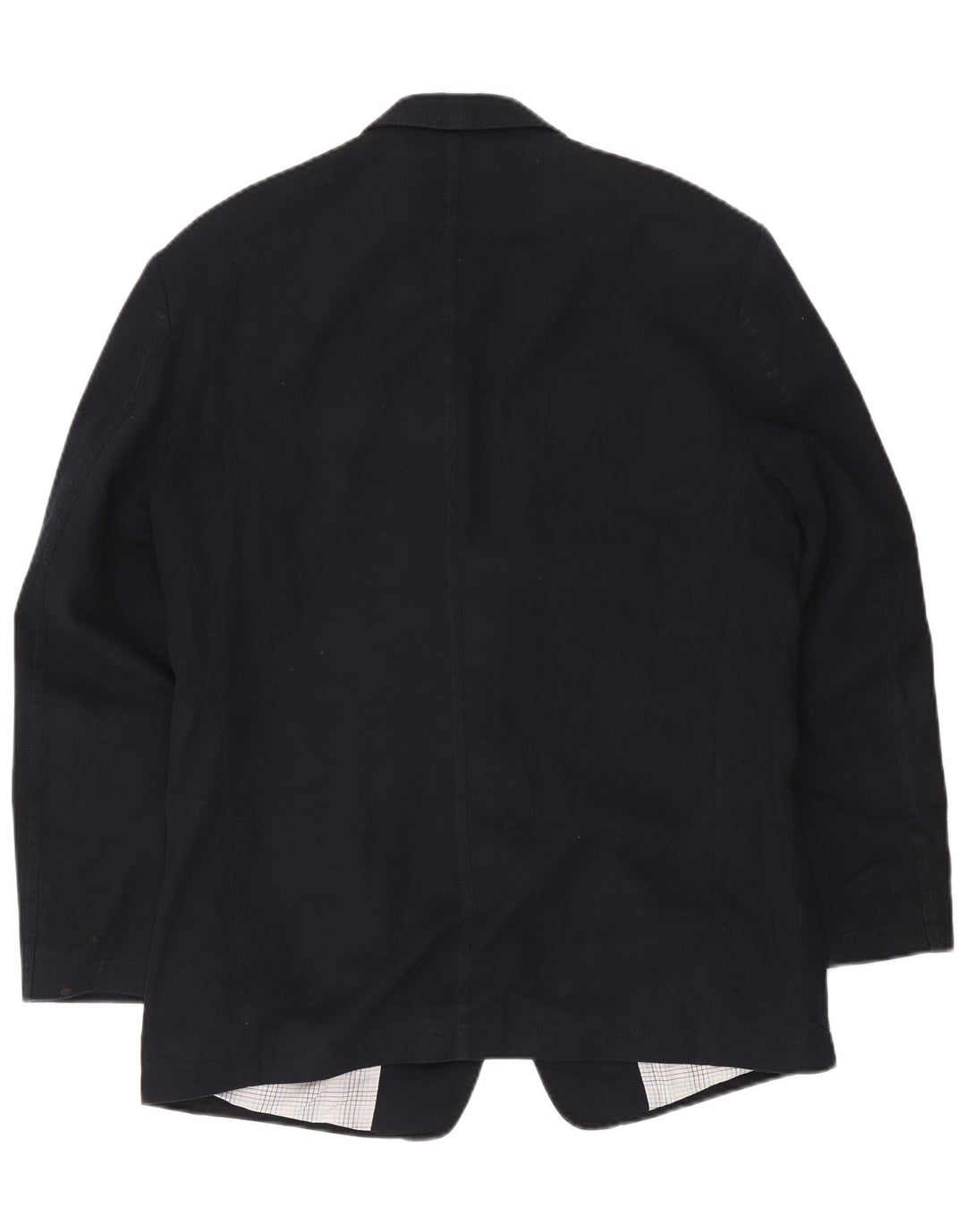 Jaqueta blazer masculina de 2 botões Marks & Spencer Reino Unido 38/40 azul marinho médio