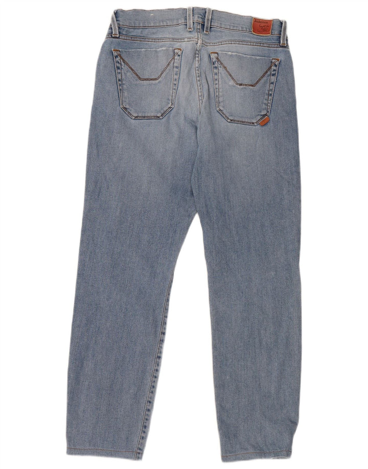 Jeans retos femininos Jeckerson W29 L27 algodão azul