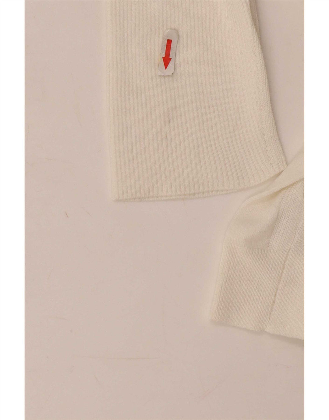 Suéter feminino Marks & Spencer com gola canoa Reino Unido 10 pequeno branco