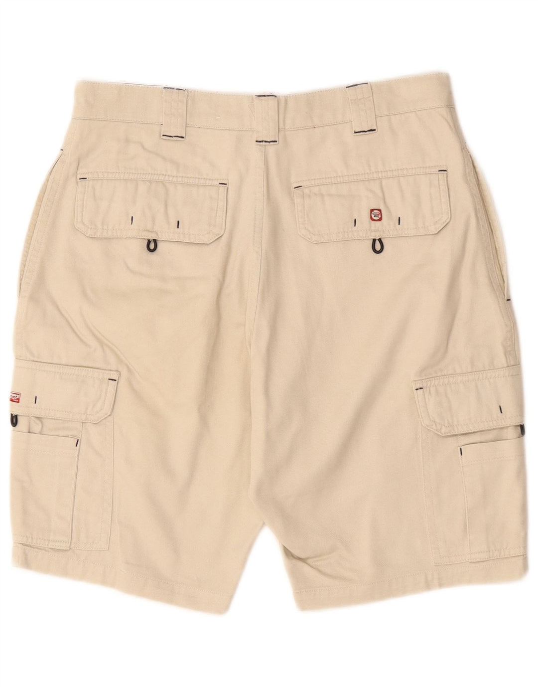 Shorts cargo masculino Brugi W28 pequeno algodão bege