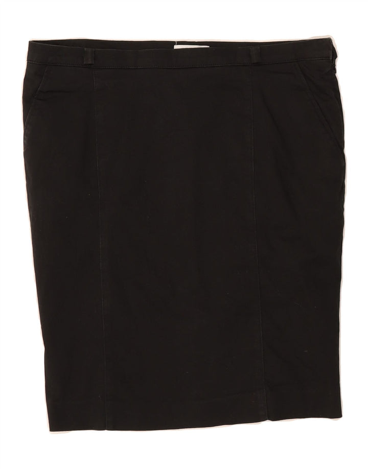 MOSCHINO Womens Pencil Skirt W34 Large Black Vintage Moschino and Second-Hand Moschino from Messina Hembry 