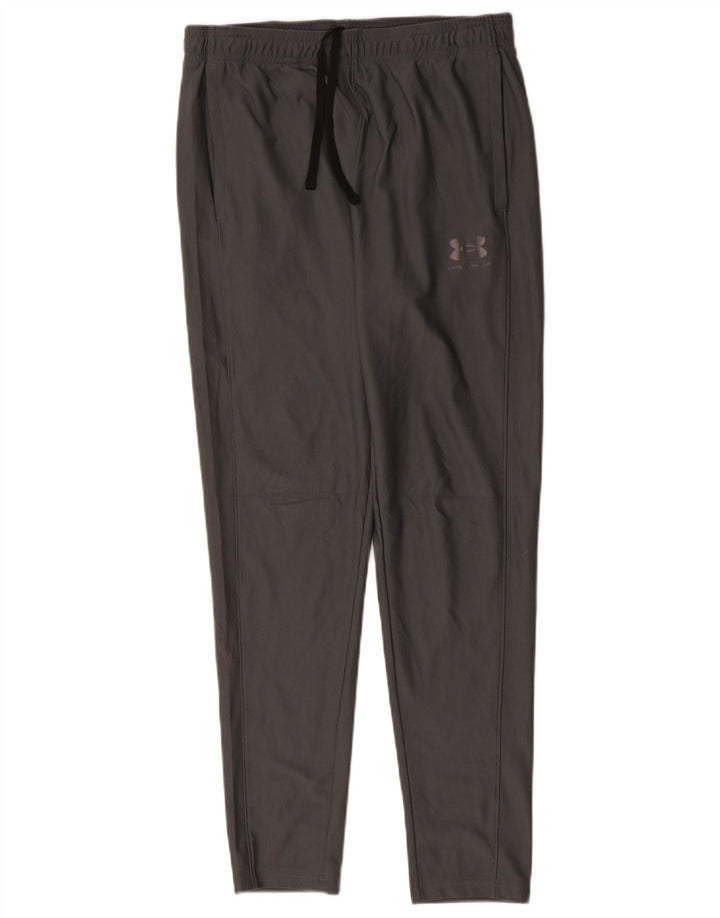 Calça de treino masculina Under Armour cinza médio poliéster