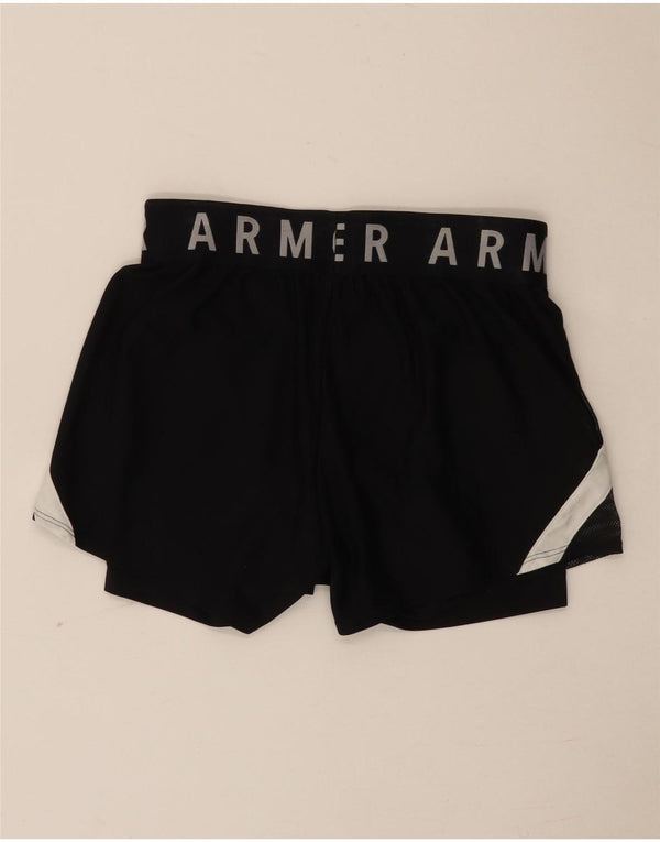 Shorts esportivos femininos Under Armour Heat Gear Graphic UK 6 XS preto