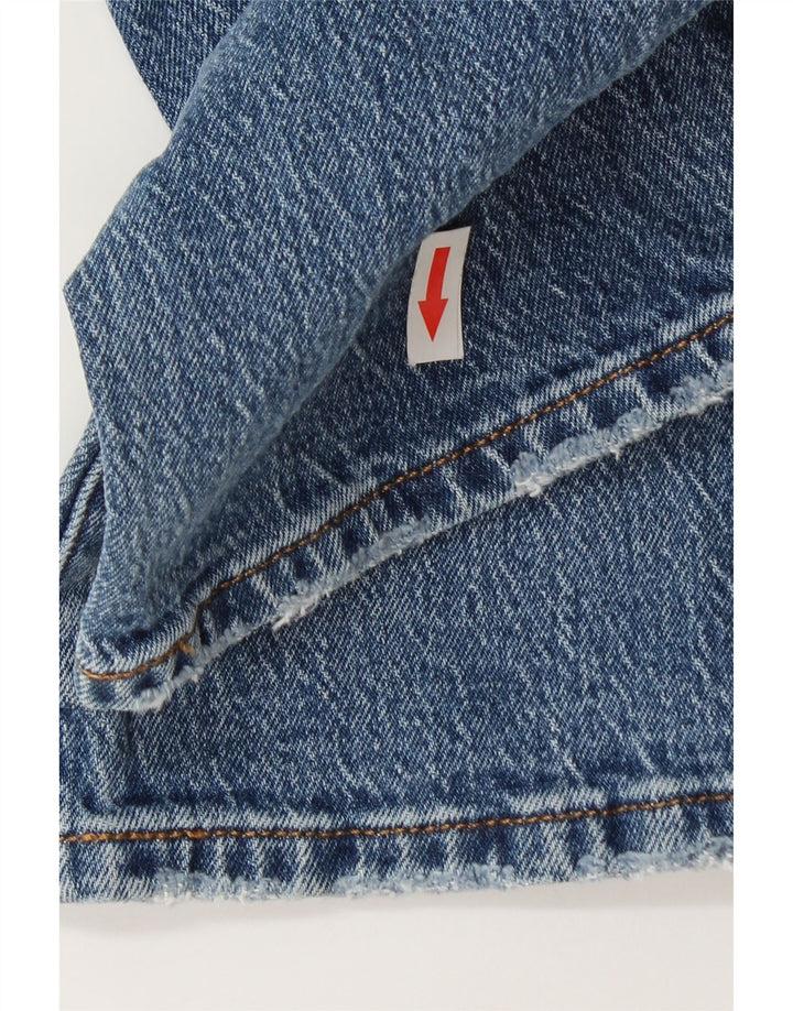 Levi's Masculino 501 Straight Jeans W28 L30 Azul Algodão