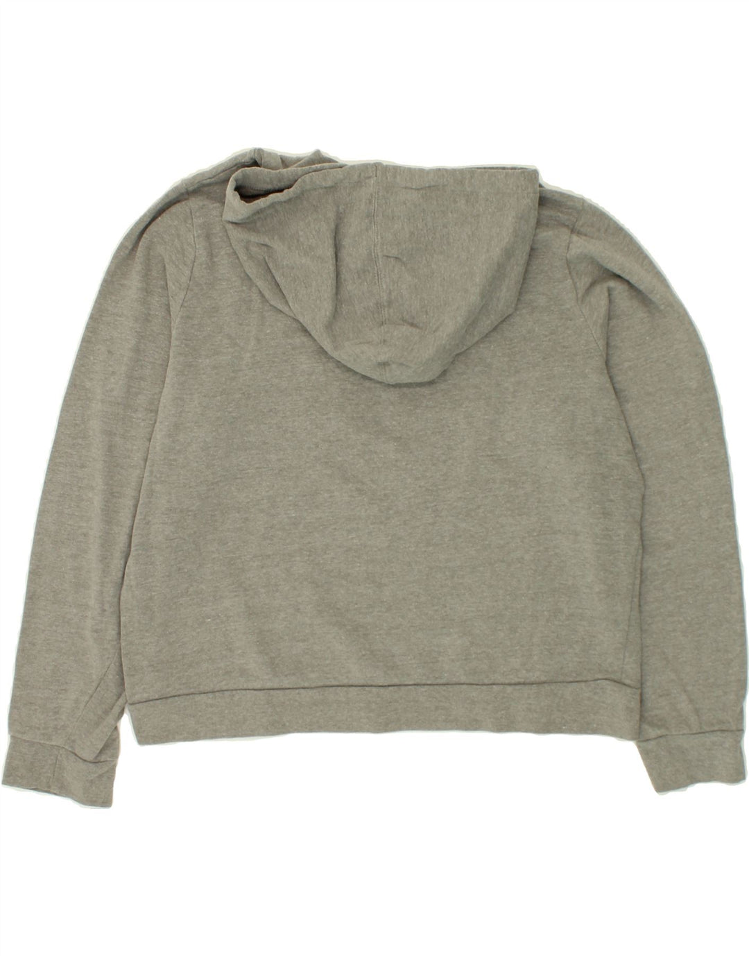 HURLEY Womens Graphic Hoodie Jumper UK 18 XL Grey Cotton Vintage Hurley and Second-Hand Hurley from Messina Hembry 
