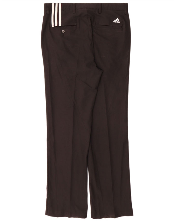 Adidas Mens Climacool Straight Chino Calças W34 L32 Poliéster Preto