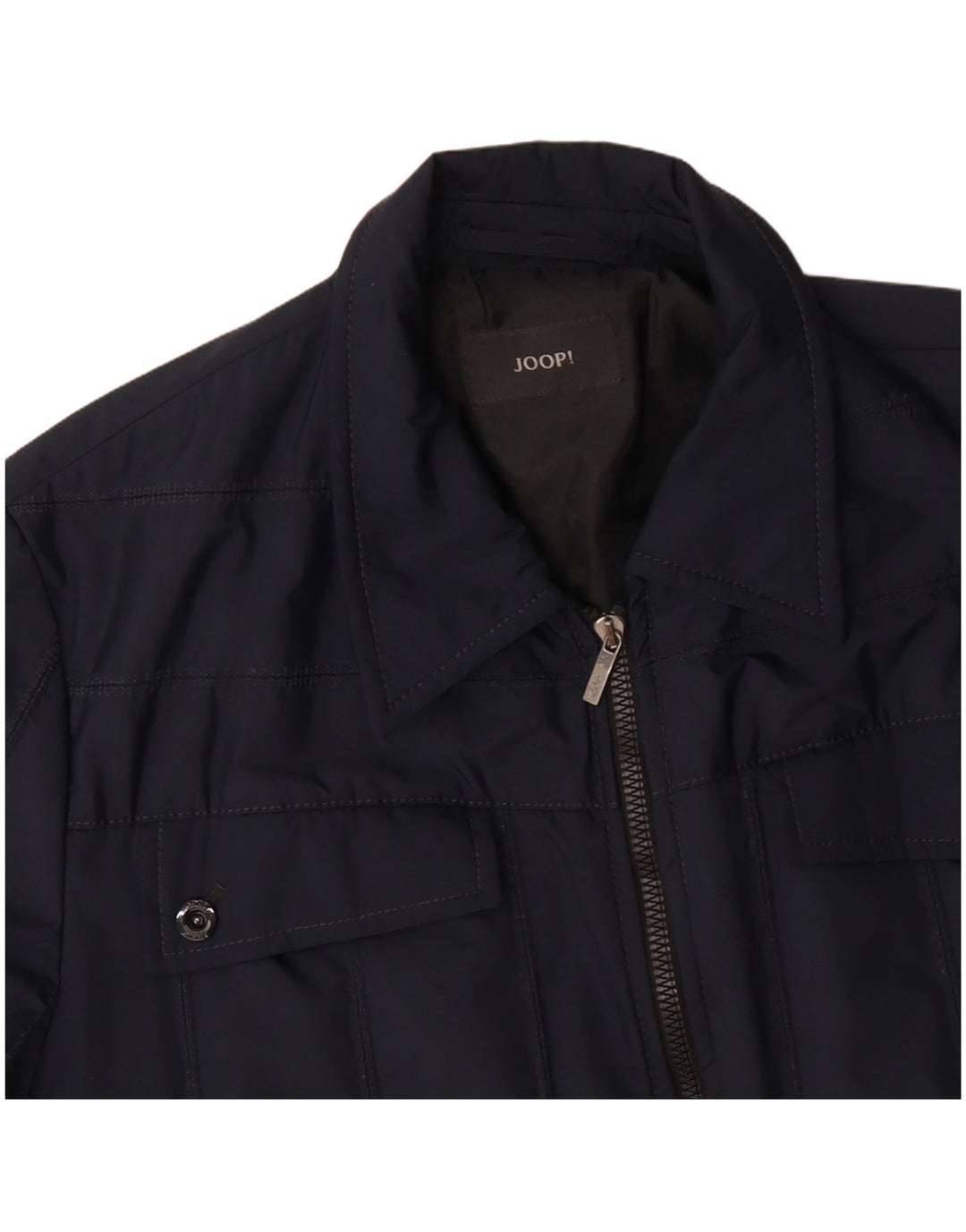 Jaqueta bomber masculina Joop UK 40 grande poliéster azul marinho