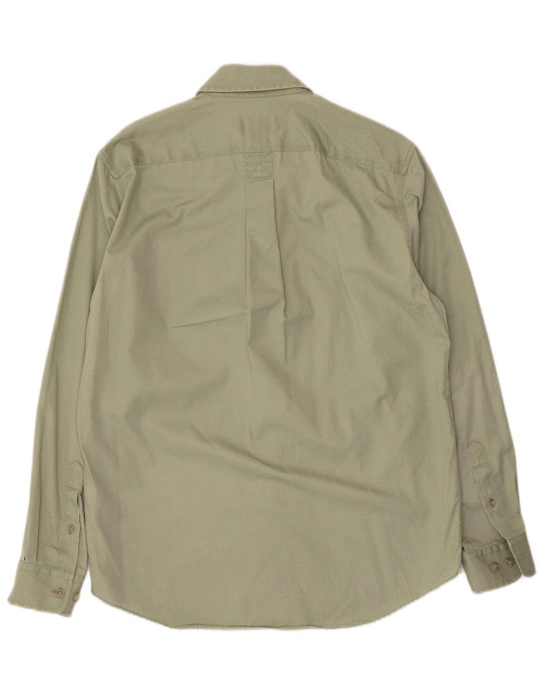 Camisa masculina Eddie Bauer pequena algodão verde
